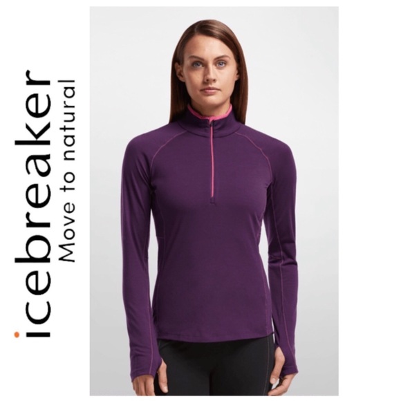 Icebreaker Sweaters - ICEBREAKER | Merino Wool Pullover Zip Size XS